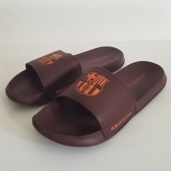 FCB Barcelona Men slippers sz 12 - Picture 1 of 8